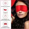 thumbnail image 5 of Máscara de ojos de seda: La fina correa ajustable de seda de morera no oprime los ojos. Antifaz para los ojos Ouch Eyemask, color rojo, 5 of 5