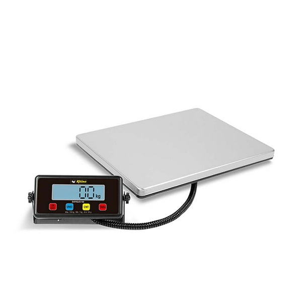 Báscula Digital para Paqueterías Rhino BAPAQUE100 100 kg de capacidad y 50 gramos de precisión Rhino BAPAQUE100