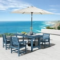 thumbnail image 5 of JUSTLET 5 PC Outdoor Patio Furniture Set, Patio Dining Sets, 4 Chairs and 1 Table, Navy Blue, 5 of 10
