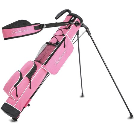 RUTHNISSI Golf Stand Bag, Lightweight Golf Easy Carry Bag with Padded Strap，Durable Pitch n Putt Golf Bag , Practice Ranger Sunday Golf Bag for Men&Women