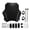 Black, variant on Motorcycle Windshield PC Metal Construction Wind Pressure Easy Installation Modern Styles Windscreen