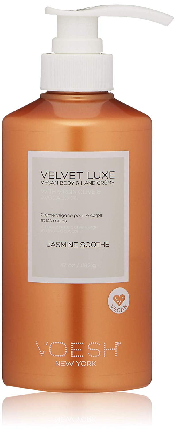 Voesh Velvet Luxe Vegan Body and hand cream Jasmine Soothe 17oz