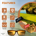 thumbnail image 3 of proSPORT Bifocal Sunglass Reader Blue Blocker Reading HD Brown Frame Men Women, 3 of 6