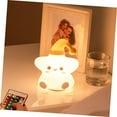 thumbnail image 2 of WAAYEE Night Light, LED Squishy Novelty Animal Night Lamp, Food Grade Silicone 3 Level Dimmable Nursery Nightlight for Desk Decor, Funny Gifts Stuff for Boys Girls Baby, Birthday Gifts, 2 of 8