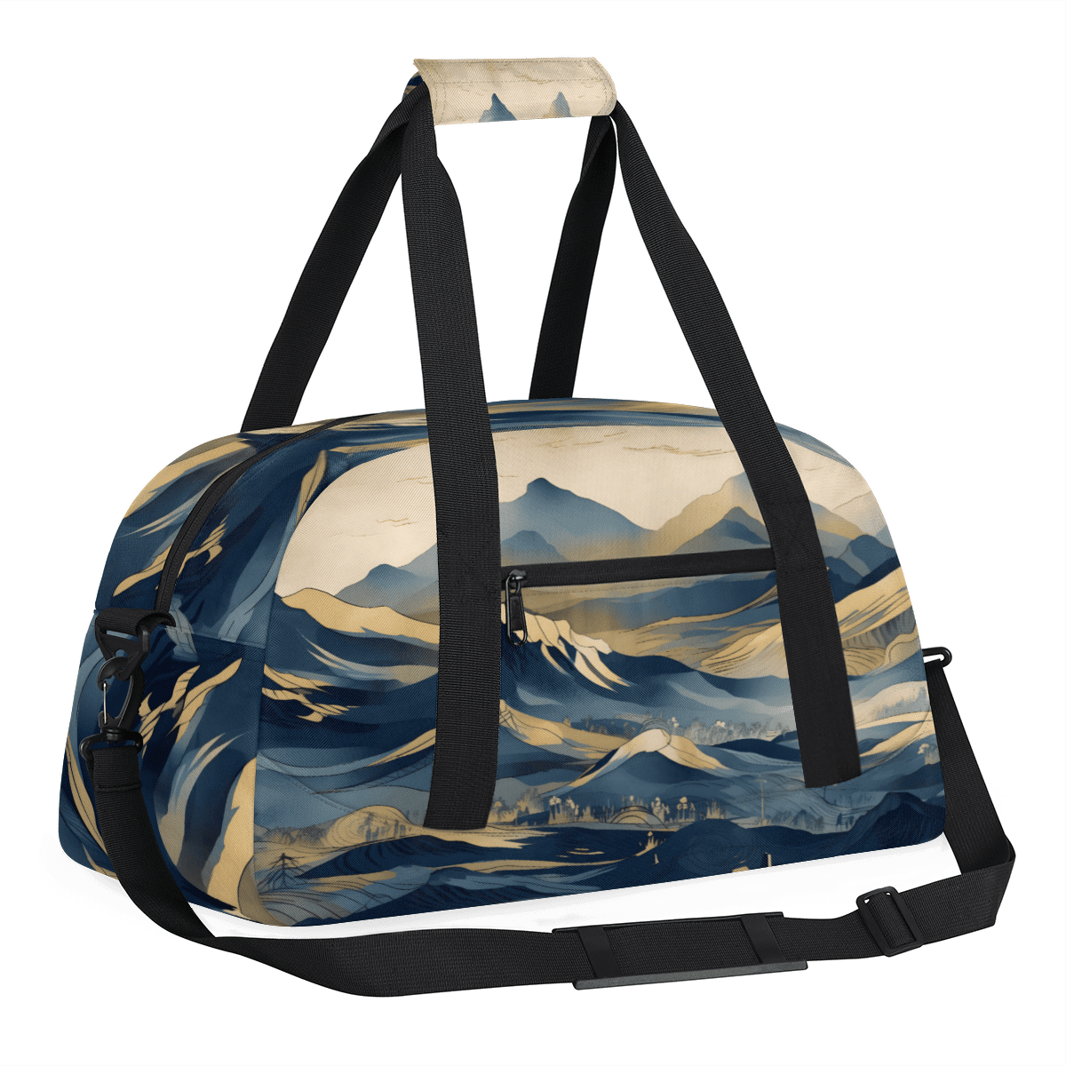 Herdesigns Sports Duffle Bags Travel Duffle Bag Gym Bag Mountains Weekender Travel Bag Waterproof Overnight Bag Carry On Travel Tote Bag Dance Bags