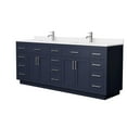 thumbnail image 3 of Wyndham Collection Wcg262684d-Qtz-Unsmxx Beckett Tk 84" Free Standing Double Basin Vanity, 3 of 7