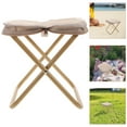 thumbnail image 1 of UPOUART Camping Pocket Stool Khaki Oxford Cloth Comfort For RV Travel 1Pack, 1 of 6