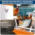 thumbnail image 3 of Poulailler à 8 Trous avec Ventilation, Acier Galvanisé pour Poules et Canards, 3 of 7