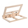 thumbnail image 4 of MLINS 1pc Student Reading Rack Wooden Reading Holder Desktop Book Stand (Wood Color), 4 of 8