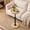 Natural, variant on StarZe Adjustable Height C Shaped End Table,360° Swivel Side Tables with Wheel for Livingroom, Bedroom,Walnut.