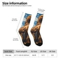 thumbnail image 5 of Yiaed Blue Sky White Cloud Eagle Print Great elasticity Crew Socks Sports socks for Men and Women, 5 of 5