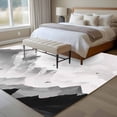 thumbnail image 4 of 5'x7' Area Rugs, Mountain Indoor Outdoor Area Rug for Living Room Bedroom, Eagle Sky Cloud Black and White Landscape Washable Bathroom Rugs Kitchen Floor Carpet Mats Home Decor Aesthetic, 4 of 8