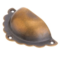 Half Round Vintage Cabinet Door Handle Bar, Antique Copper Wardrobe Knobs, Small Drawer Pulls, Furniture Drawer Handles