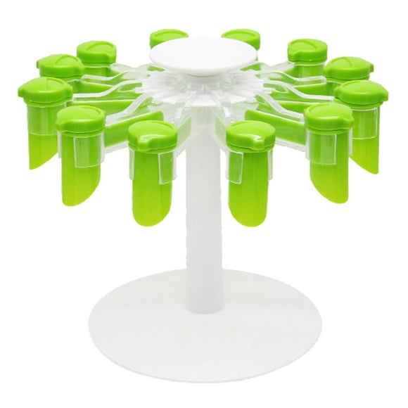 Rotating Seasoning Bag Rack, Plastic Rotating Spice Bag Organizer for Kitchen