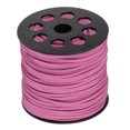 thumbnail image 1 of Imitación Gamuza Cordón 2,4mm Microfibra Cuentas Hilo 100 Yardas/90M Artesanía Cuerda para Joyería Fabricación Borla Pulsera Collar Bricolaje, Claro Rosa, 1 of 5