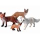 thumbnail image 1 of Fox Figurine, Realistic Plastic Wild Fox Figurine Set For Collection, Miniature Fox Statue, Forest Style Home Decor Accessories Or Cake Toppers Decora, 1 of 4