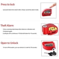 thumbnail image 3 of Disc Brake Lock With 110bd Alarm Motorcycle Anti Theft Security Wheel Disk Lock Red, 3 of 4