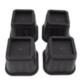 thumbnail image 4 of Sofa Risers, Stackable Rounded Corner 4 Inch 4 Sets Furniture Risers Rubber  For Heavy Duty Lift, 4 of 8