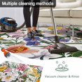 thumbnail image 5 of Vibrant Tropical Floral Outdoor Rug 4x6 Ft - Reversible Patio Rug Outdoor Camping Rugs, Leafy Greenery Multicolored Botanical Indoor Outdoor Area Rugs, Non-Slip Outdoor Carpet Runner for Deck/Porch, 5 of 8