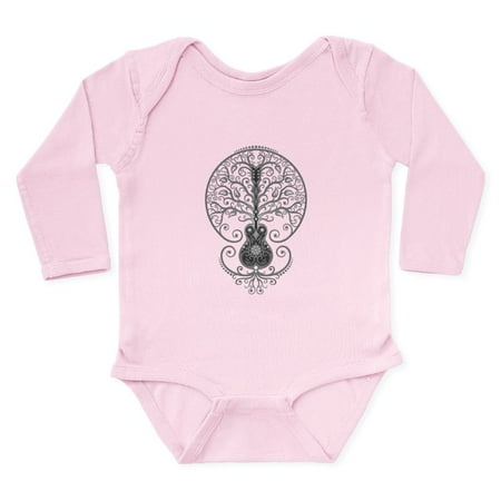 

CafePress - Gray Guitar Tree Of Life Body Suit - Long Sleeve Infant Bodysuit