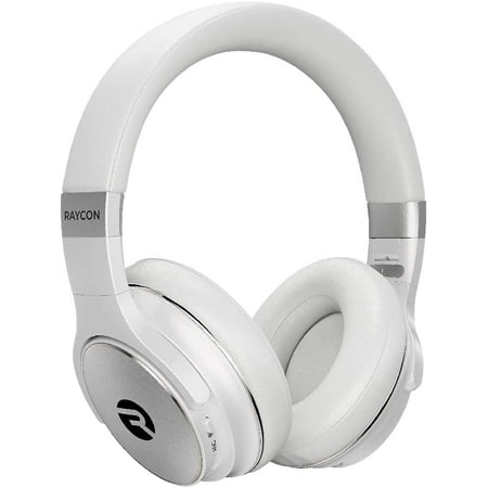 Raycon - The Everyday Over-Ear Active-Noise-Canceling Wireless Bluetooth Headphones - Silver