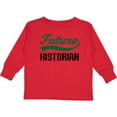 thumbnail image 3 of Inktastic Future Historian Gift Boys or Girls Long Sleeve Toddler T-Shirt, 3 of 5