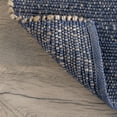 thumbnail image 5 of nuLOOM Elfriede Jute Blend Blue 2' x 3' Farmhouse Area Rug, 5 of 9