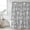 White Dark Gray, variant on Farmhouse Country Small Stall Shower Curtain, Waterproof Shower Curtains for Bathroom, Grey Vintage Trees Rustic French Garden Washable Fabric Cloth Bath Curtain for Bathtub with Hooks 36x72 Inches