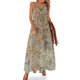 thumbnail image 1 of Vestido sin mangas con estampado de cigarra, vestidos de mujer para ocasiones especiales, vestidos largos, trajes de playa para mujer, 1 of 7