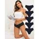 thumbnail image 1 of Paquete de 5 bragas invisibles lisas para mujer en suave zhangyuxiang unisex, 1 of 1