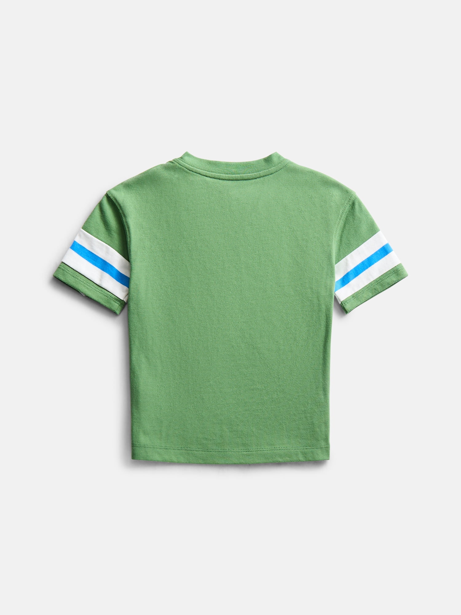 Wonder Nation Toddler Boys Embroidered Graphic Henley Tee with Short Sleeves, Sizes 12M-5T