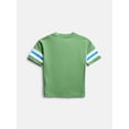 thumbnail image 2 of Wonder Nation Toddler Boys Embroidered Graphic Henley Tee with Short Sleeves, Sizes 12M-5T, 2 of 3