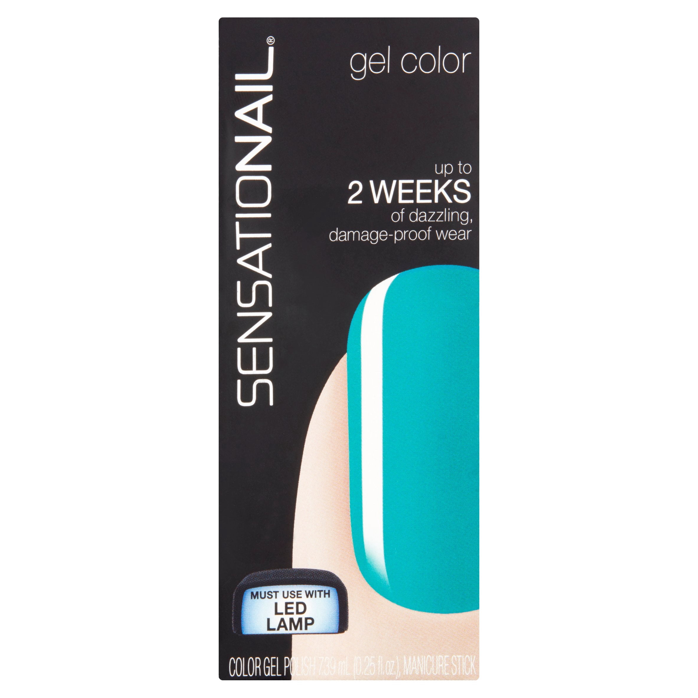Sensationail Gel Nail Polish (Green), Island Oasis, 0.25 fl oz