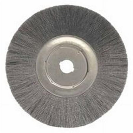 UPC: 0012382012991 | Weiler Narrow Face Crimped Wire Wheel  12 in D  .006 Steel  1 1/4 in Arbor – 2 CTN (804-01299)