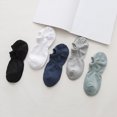 thumbnail image 3 of Yesbay Men Winter Short Soft Cotton Sports Socks Warm Casual Solid Color Gift Light Blue, 3 of 7