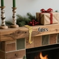 thumbnail image 6 of S SERENABLE 6Pcs Christmas Stockings Holder Hanger, Fireplace Stocking Hanger, Non Slip Metal Xmas Decoration Stocking Holders for Mantle Gold, 6 of 8