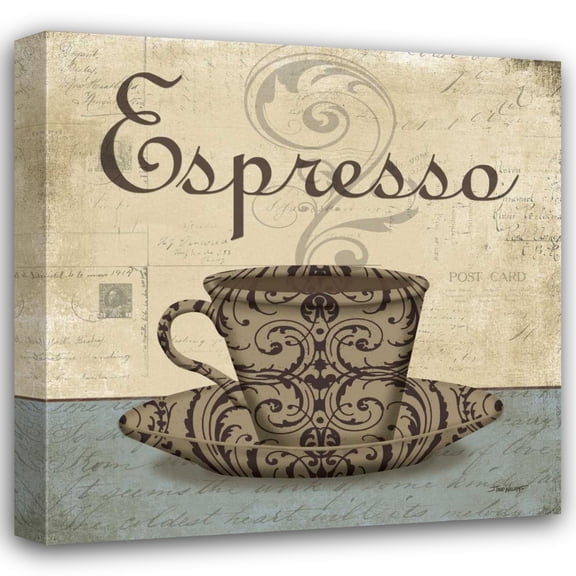 Todd Williams 20x20 Gallery Wrapped Canvas Wall Art Titled - Espresso
