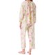 thumbnail image 3 of Conjunto de Pijamas para Mujeres de Manga Larga Floral con Pullover y Laço Frontal, Pantalones Anchos Suaves de 2 Piezas, Rosa Floral, 3 of 5