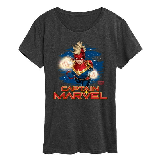 Marvel - Captain Marvel Logo - Women's Short Sleeve Graphic T-Shirt