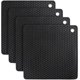 thumbnail image 1 of 4pcs silicone pot holder pot trivet Dishwasher-safe Heat resistance, 1 of 2