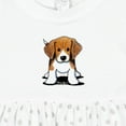 thumbnail image 4 of Inktastic Beagle Girls Baby Dress, 4 of 5