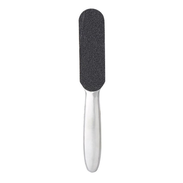 Minnieouse Lima para pies, eliminador de callos de piel muerta, raspador de papel de lija, acero inoxidable, pedicura, cuidado de la piel, raspador de doble Cuidado de los pies Minnieouse CE1446-00B