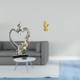 thumbnail image 2 of Figura de pareja besándose, estatua coleccionable, adorno de escritorio para dormitorio, boda, estantería, armario, decoración del hogar, decoración F, 2 of 8