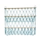 thumbnail image 5 of Hamaca de malla para juguetes de peluche con borlas, estilo bohemio, para ahorrar espacio azul, 5 of 9