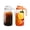 White & Orange-64 Ounces-2, variant on 32oz Breast Milk Pitcher With Lid - Airtight Leakproof Glass Storage Flip Cap & Pour Spout Wide Mouth 1 Quart Breastmilk Container For Formula