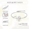 thumbnail image 4 of AOBOCO Brother Sister Bracelet Sterling Silver Sisters Christmas Gifts from Brother Friendship Bracelet Jewelry Birthday Gifts for Sister Women, 4 of 5