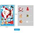 thumbnail image 1 of Fiudx Decoración del hogar Pegatinas electrostáticas navideñas con copos de nieve para puertas y ventanas, 1 of 6