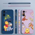 thumbnail image 3 of Cute Pooh Bear Disney For Xiaomi Redmi Note 13 12 12Pro 11 11S 11T 10S 10 Pro Plus Liquid Left Rope 5G Phone Case, 3 of 6