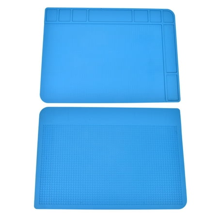 

Computer Pad Portable Soft Heat-resistant Anti-static Practical Silicone Pad For Repair Work Soldering Work Mobile Phones Computers TE-508