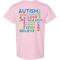 thumbnail image 3 of Inktastic Autism Support Slogan T-Shirt, 3 of 5